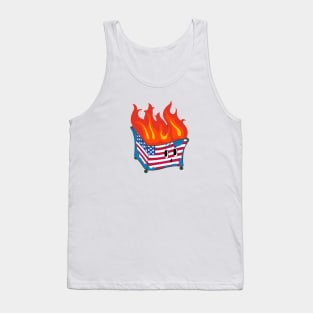 America the Dumpster Fire Tank Top